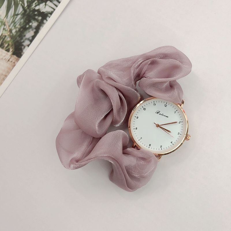 Reloj digital con cinta de moda creativa estilo Ins para mujer