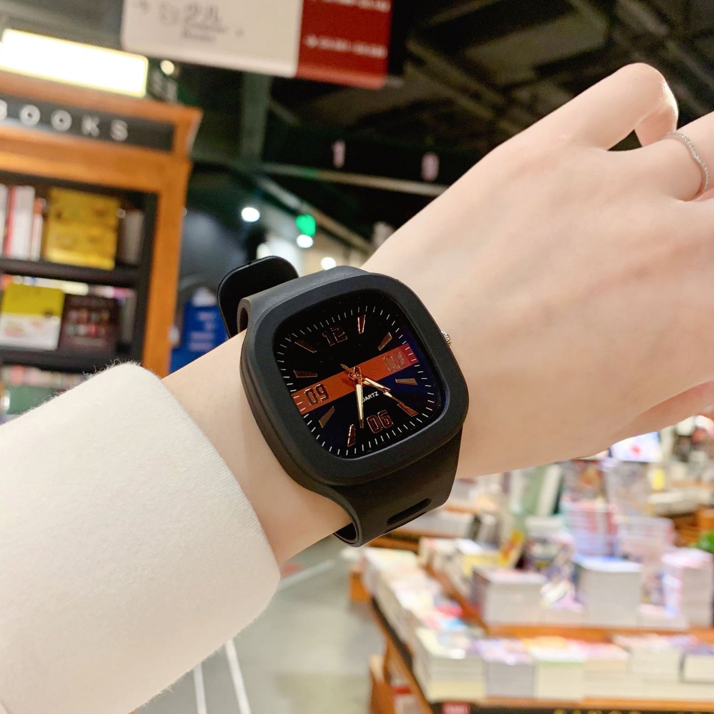 Simple Fashion Preppy Style Jelly Watch