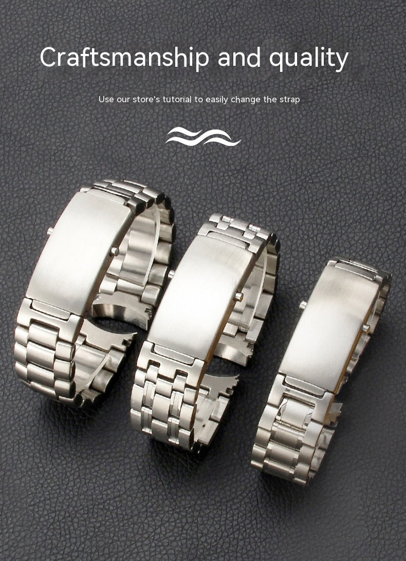 Universe Butterfly Super Master Solid Essence Steel Strap Watch Strap