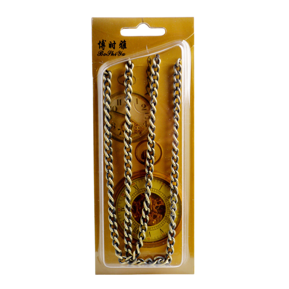 Pocket Watch Chain T-shaped Long Iron Chain Clothing Ornament