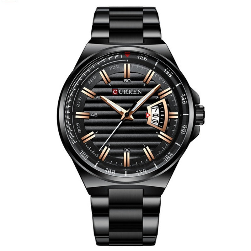 Men's Business Quartz Watch Calendar Large Dial