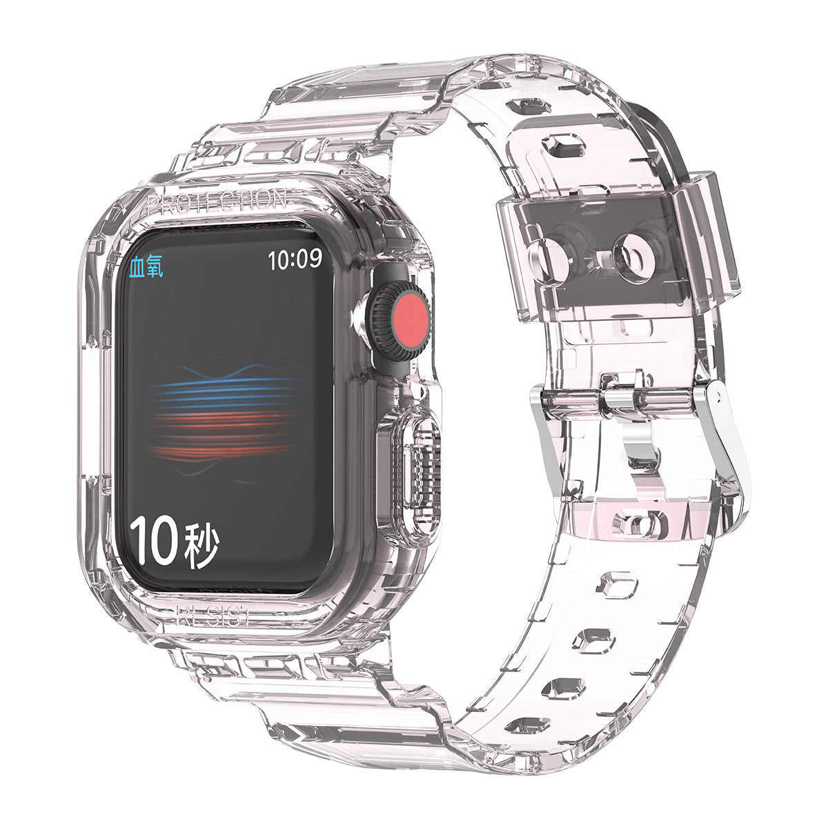 Correa Glaciar Correa de reloj Tpu transparente