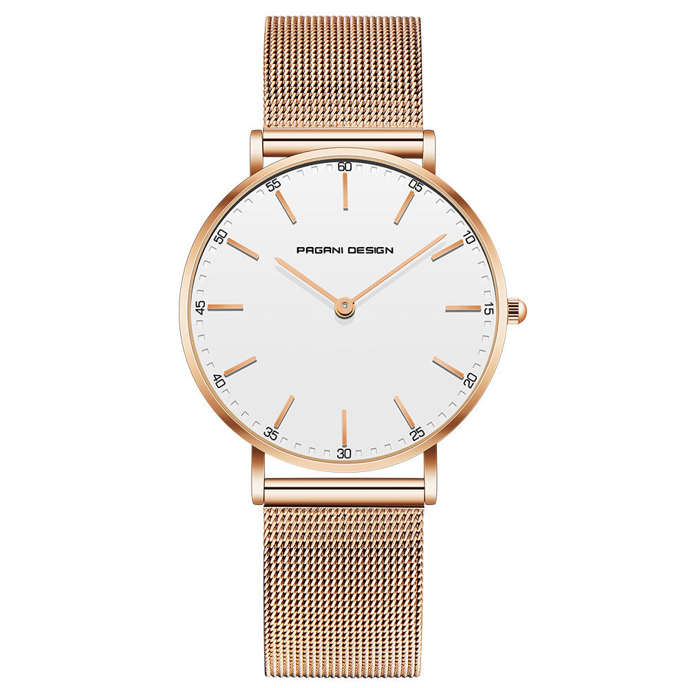 PAGANI DESIGN Mesh Band Quartz Watch