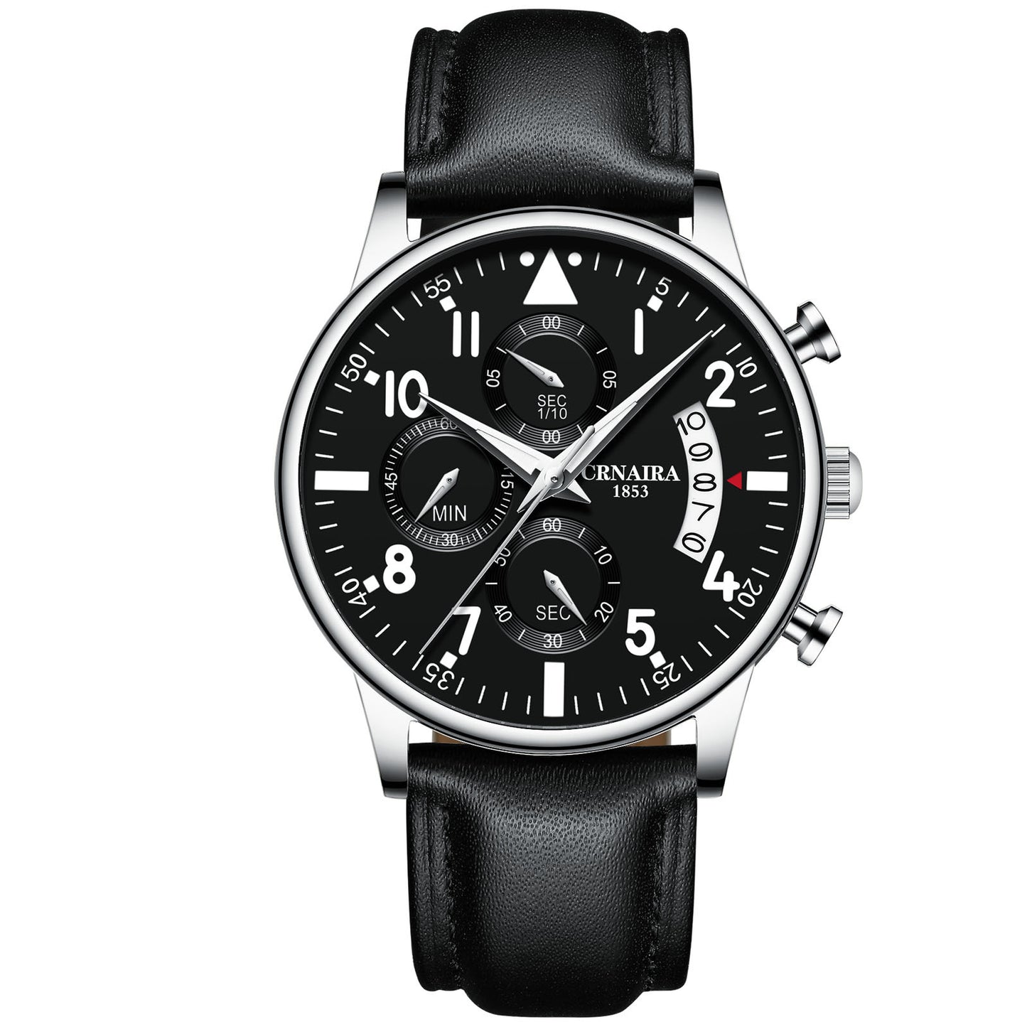 Simple Fashion Waterproof Men's Steel Strap Watch