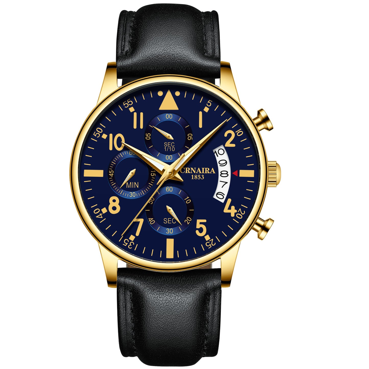 Simple Fashion Waterproof Men's Steel Strap Watch