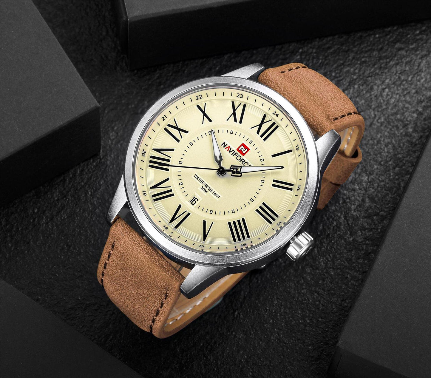 Waterproof Belt Watch Roman Calendar