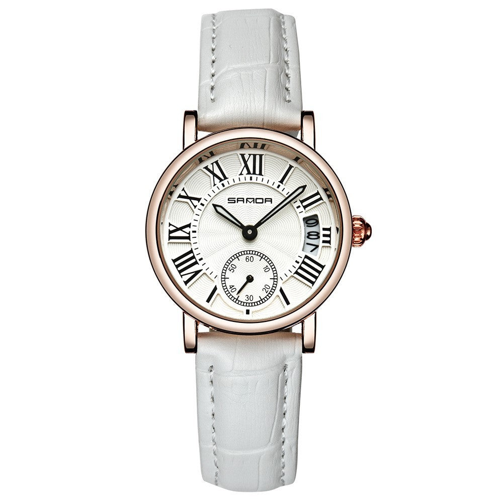 Reloj mujer impermeable delicado cinturón mujer