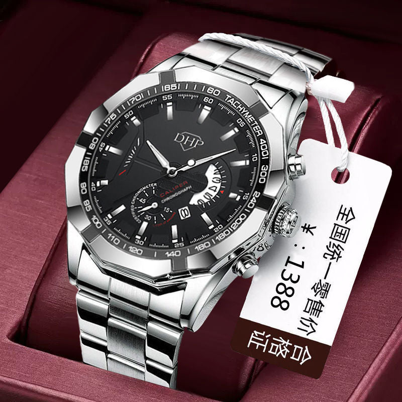 Automatic movement watch men's hollow calendar