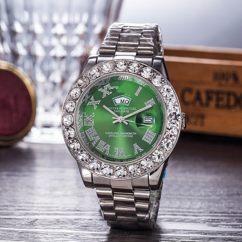 Gypsophila Diamond Steel Belt Watch