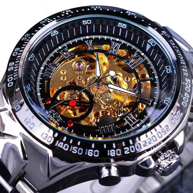 Reloj mecánico automático para hombre.