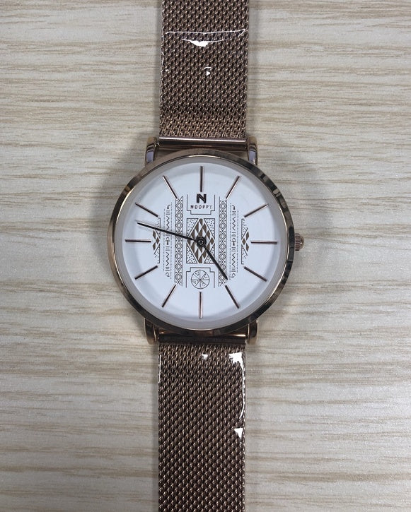 Relojes de mujer con movimiento japonés, correa de malla de acero, reloj resistente al agua