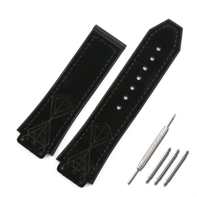 Men's Leather Matte Strap 25mmx19mm For Straps Accessories