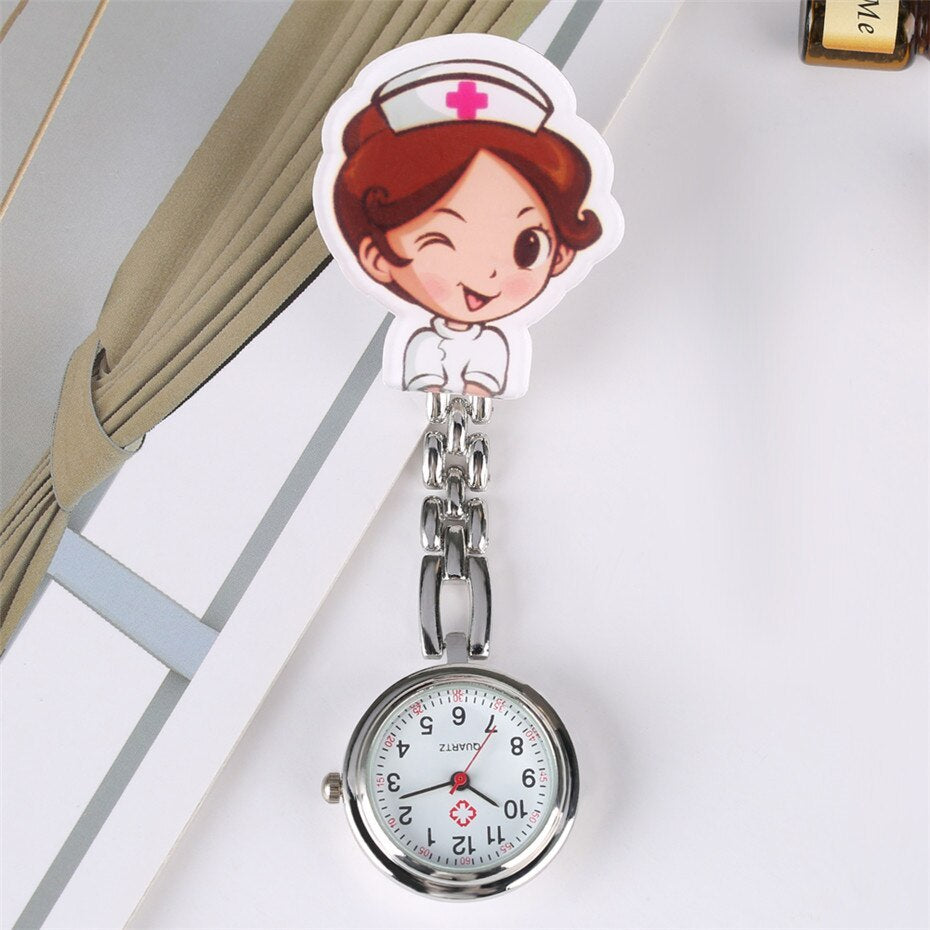 Reloj de bolsillo Reloj de enfermera Reloj de atención médica Reloj de bolsillo para mujer