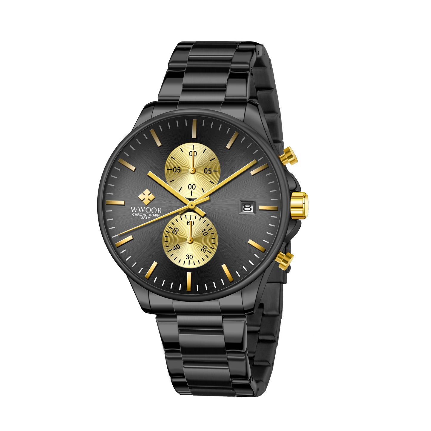 Steel Belt Senior Men's Watch Simple Quartz Waterproof Men's Watch