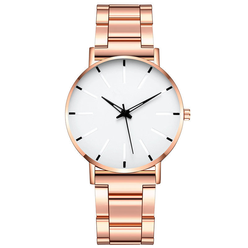 Reloj informal de negocios con correa ultrafina de acero inoxidable para hombre