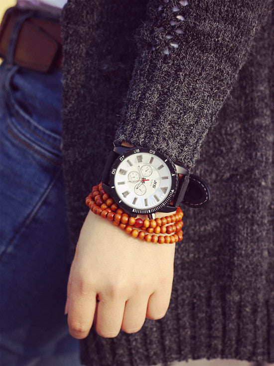 Reloj clásico superluminoso con esfera grande y luminoso, tendencia para hombres y mujeres, reloj de cuarzo sencillo y práctico para parejas
