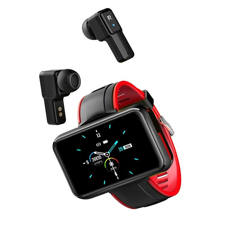2 in 1 T91 スマートウォッチ ワイヤレス Bluetooth ヘッドセット