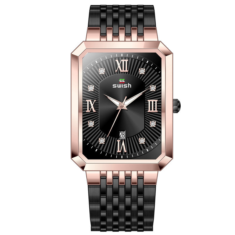 Rectangular men's Quartz Watch