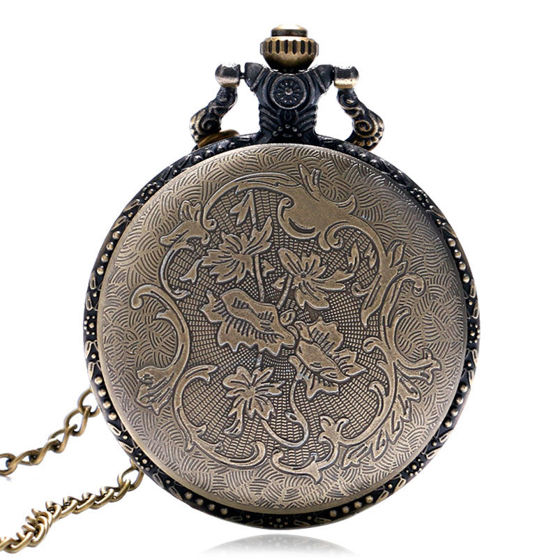 Reloj de bolsillo de cuarzo retro clásico
