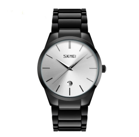 Steel strap quartz watch