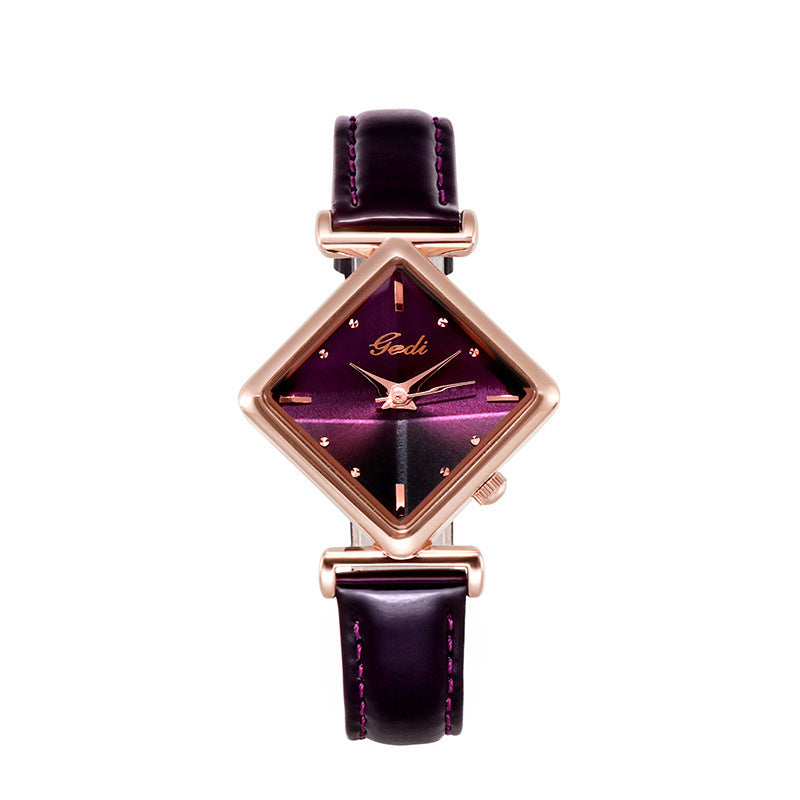 Reloj con esfera de diamantes