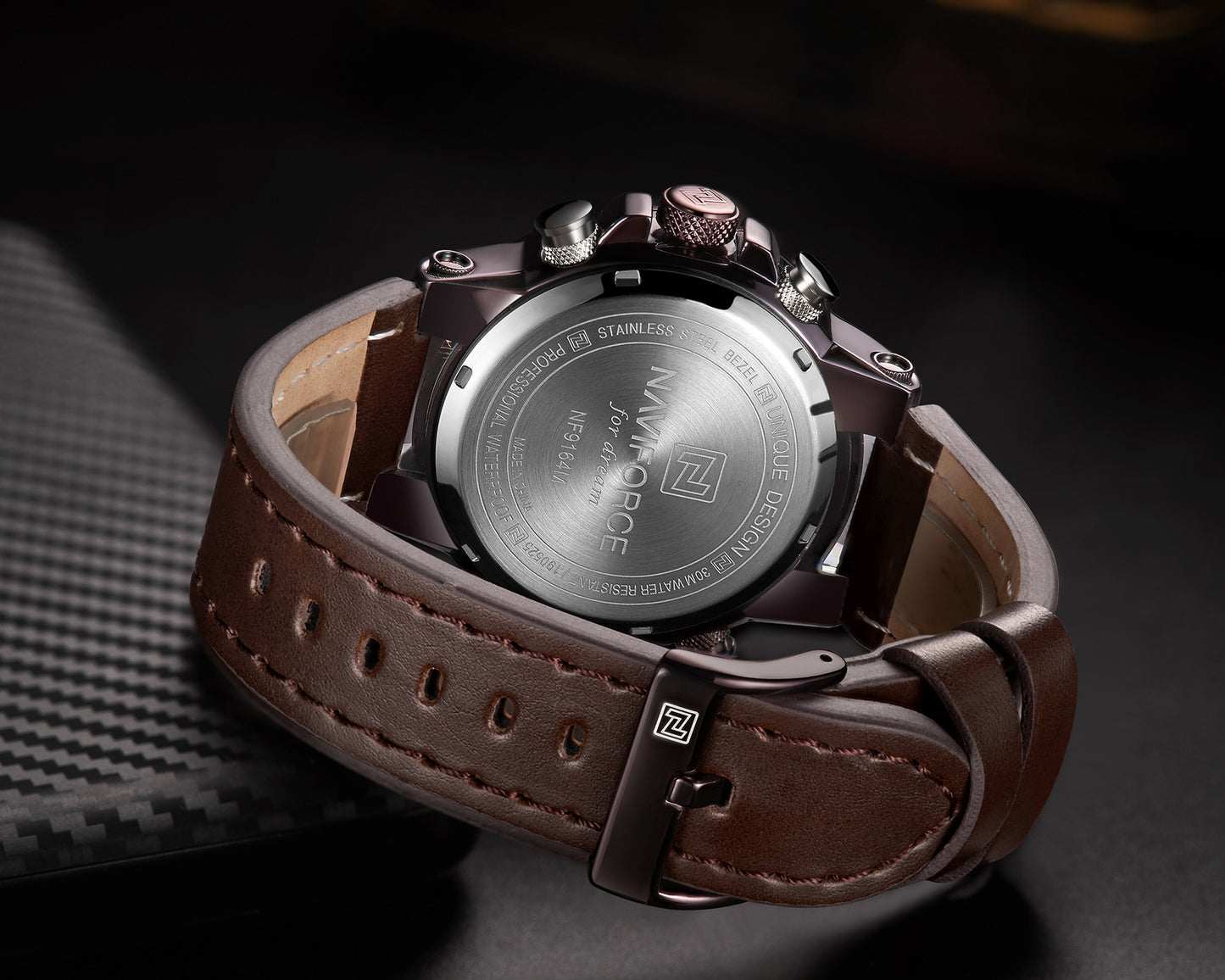 Watch large dial double display electronic quartz