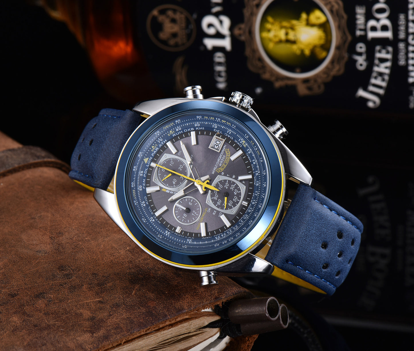 1 Foreign Trade Wis Products Men's 6-Pin Belt Quartz Watch