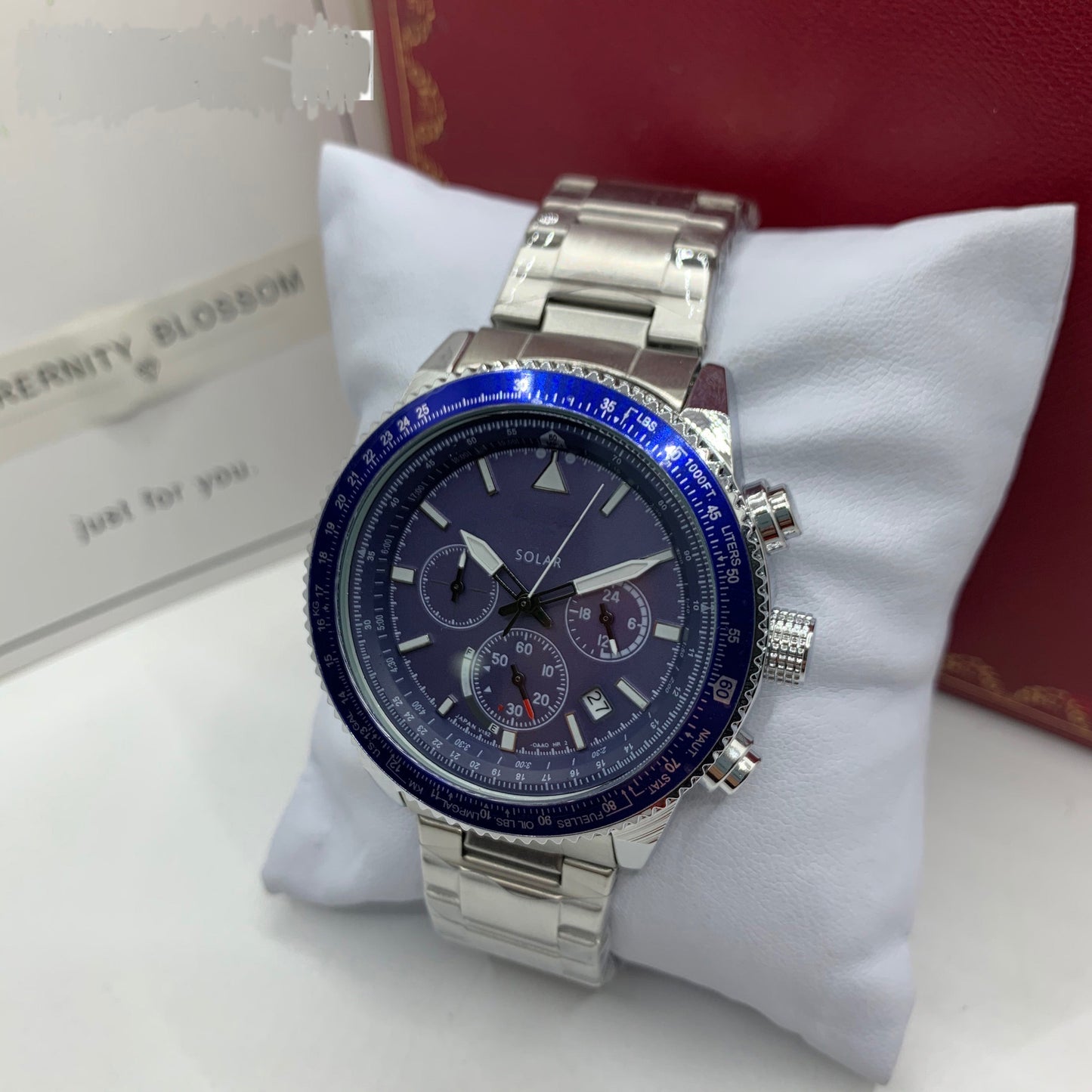 AliExpress Explosive Quartz Six-Hand Belt Steel Band Watch
