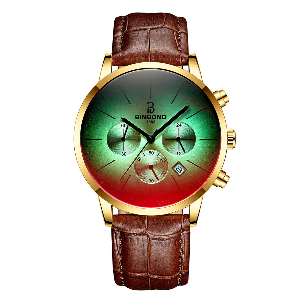 Reloj deportivo multifunción ultrafino Symphony para hombre, resistente al agua, color azul