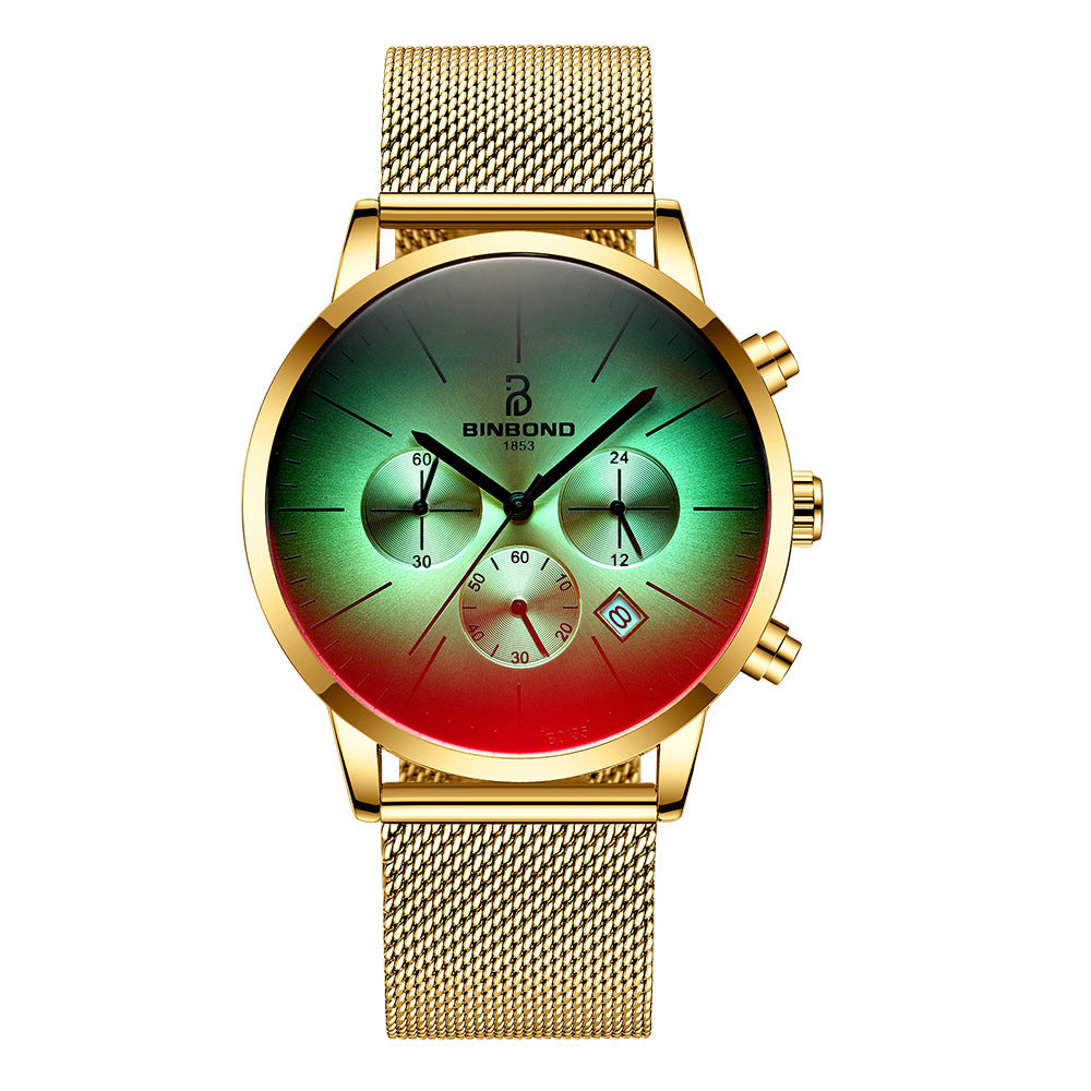 Reloj deportivo multifunción ultrafino Symphony para hombre, resistente al agua, color azul