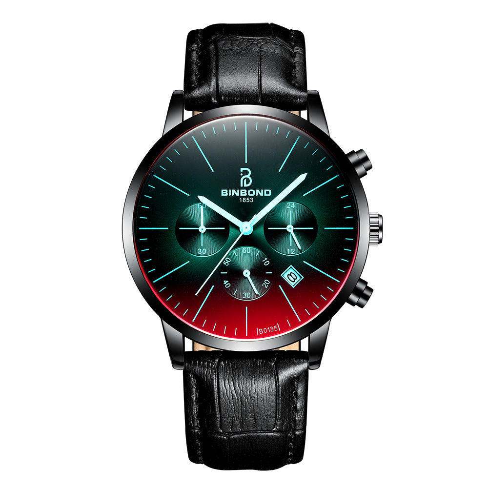 Reloj deportivo multifunción ultrafino Symphony para hombre, resistente al agua, color azul