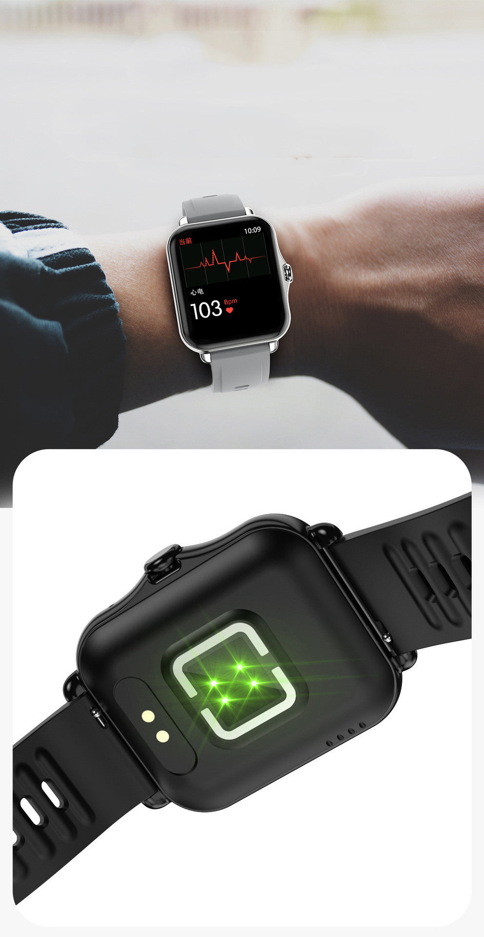 Q8 スマートウォッチ 大画面 Y20 Bluetooth 音楽通話 ダイヤル