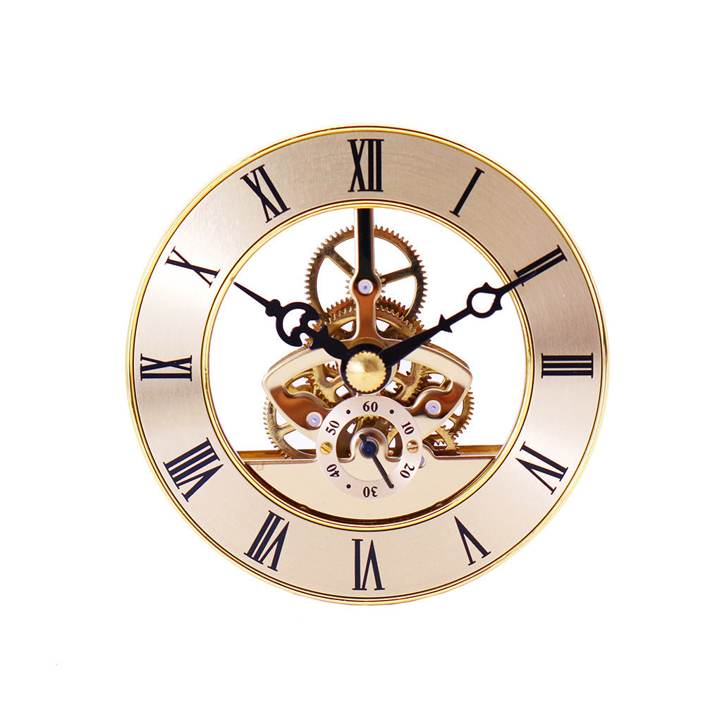 Movimiento de reloj transparente Movimiento de engranajes Cristal