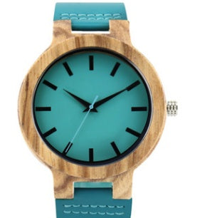 Reloj de madera sencillo e informal para hombre