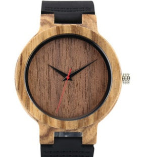 Reloj de madera sencillo e informal para hombre