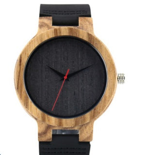 Reloj de madera sencillo e informal para hombre