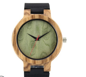 Reloj de madera sencillo e informal para hombre