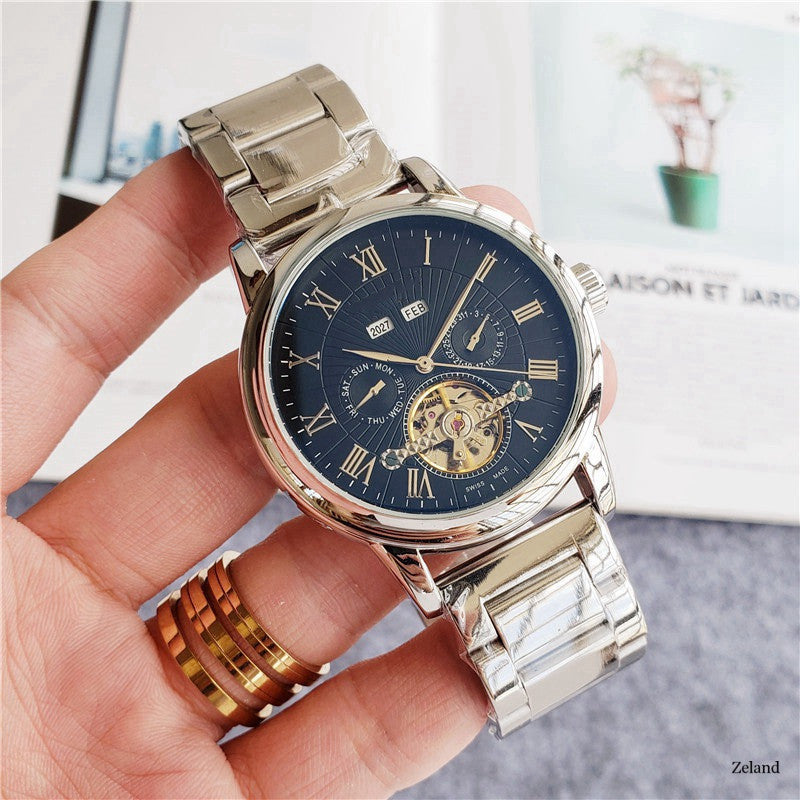 Reloj Tourbillon de cinco manecillas Reloj casual de moda para hombre