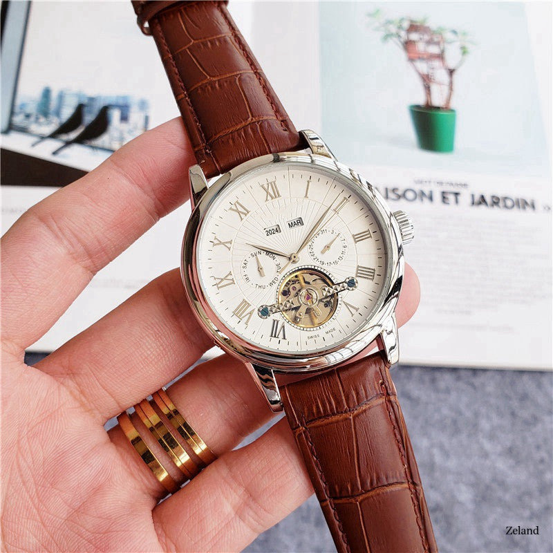 Reloj Tourbillon de cinco manecillas Reloj casual de moda para hombre