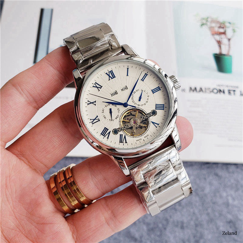 Reloj Tourbillon de cinco manecillas Reloj casual de moda para hombre