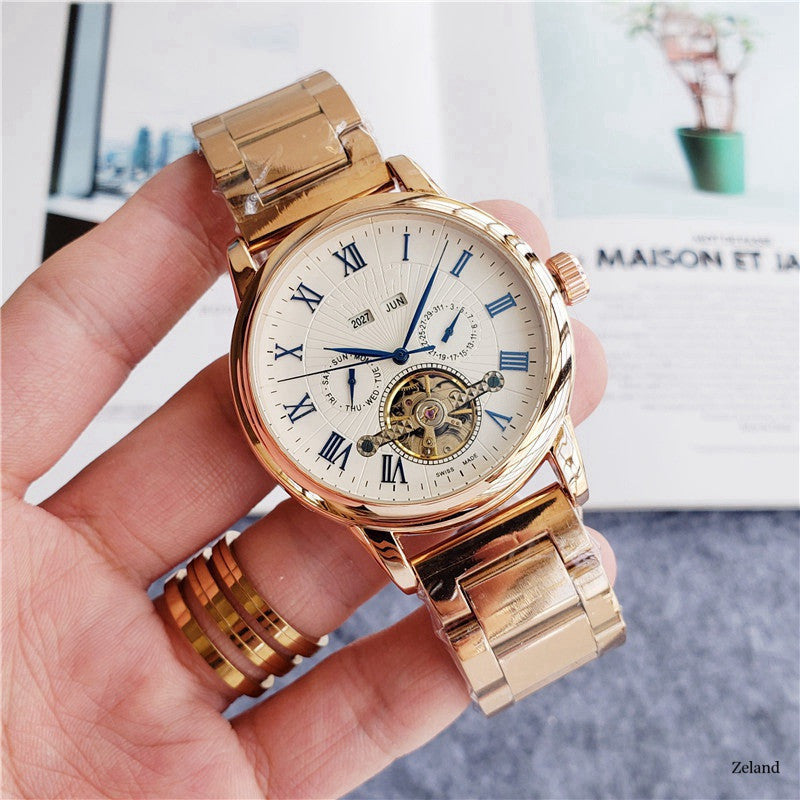 Reloj Tourbillon de cinco manecillas Reloj casual de moda para hombre