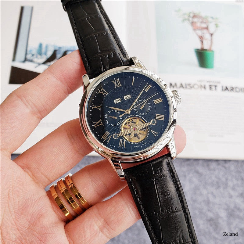 Reloj Tourbillon de cinco manecillas Reloj casual de moda para hombre