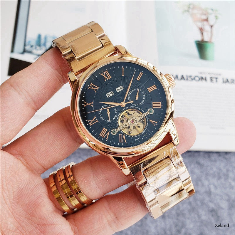 Reloj Tourbillon de cinco manecillas Reloj casual de moda para hombre