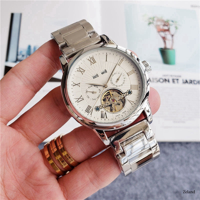 Reloj Tourbillon de cinco manecillas Reloj casual de moda para hombre