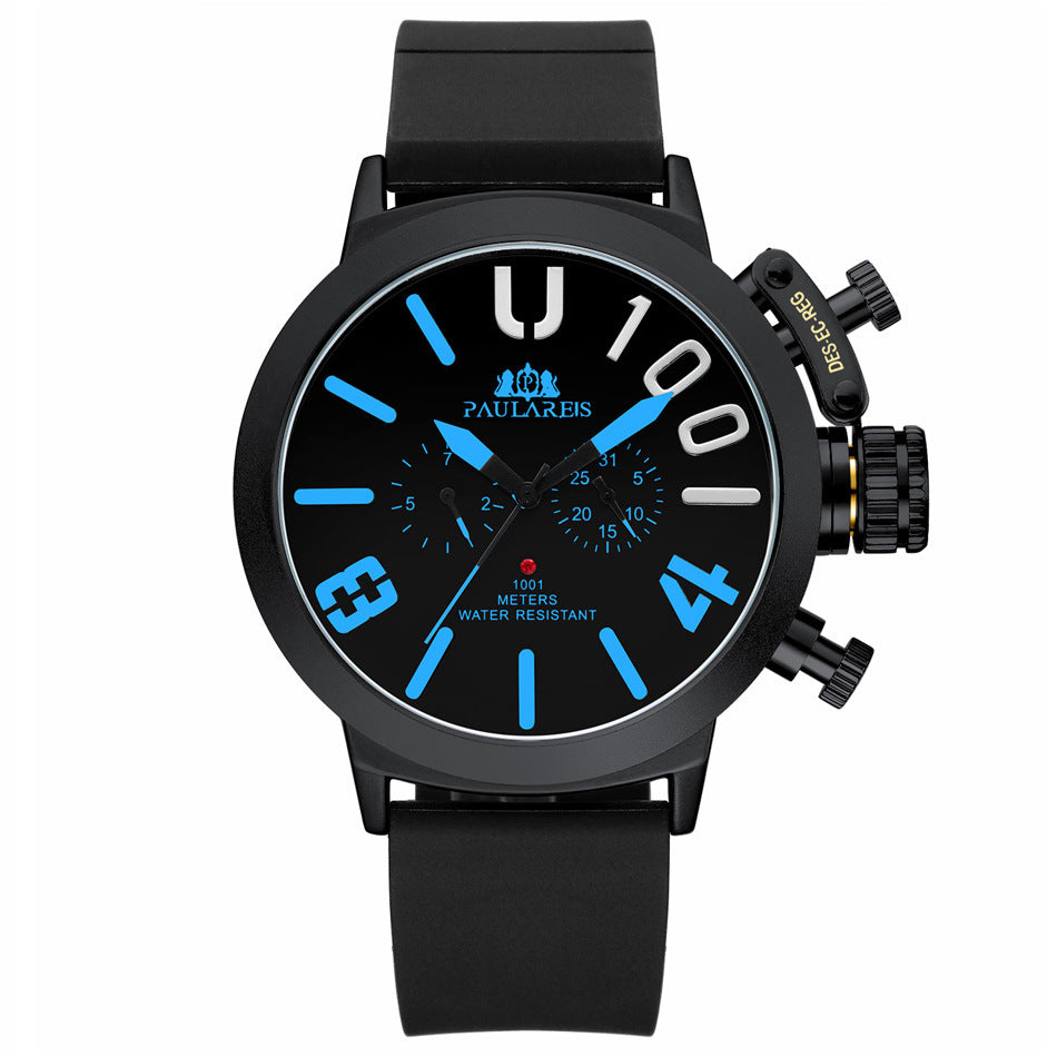 Reloj automático mecánico multifuncional para hombre.