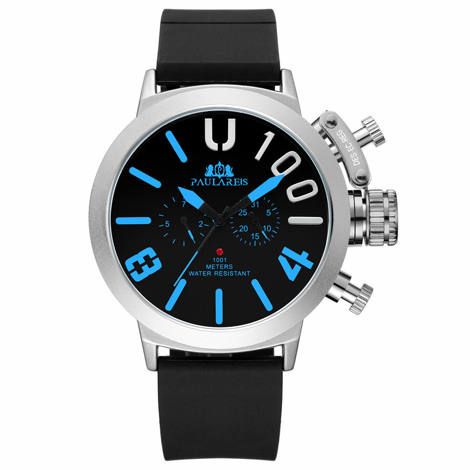 Reloj automático mecánico multifuncional para hombre.