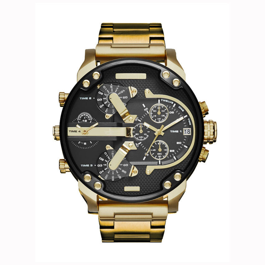 Reloj de cuarzo con correa de acero inoxidable