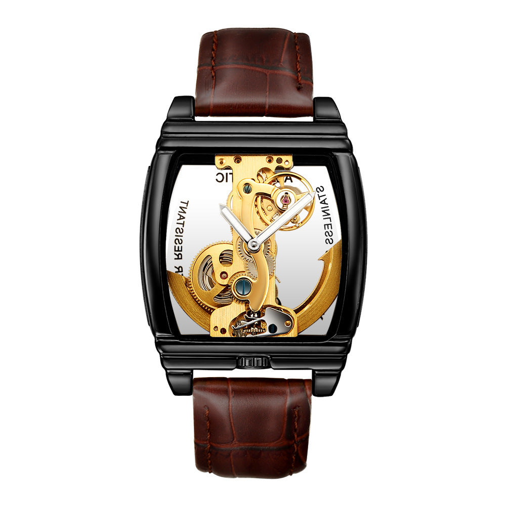 Reloj de moda para hombre con un solo puente.
