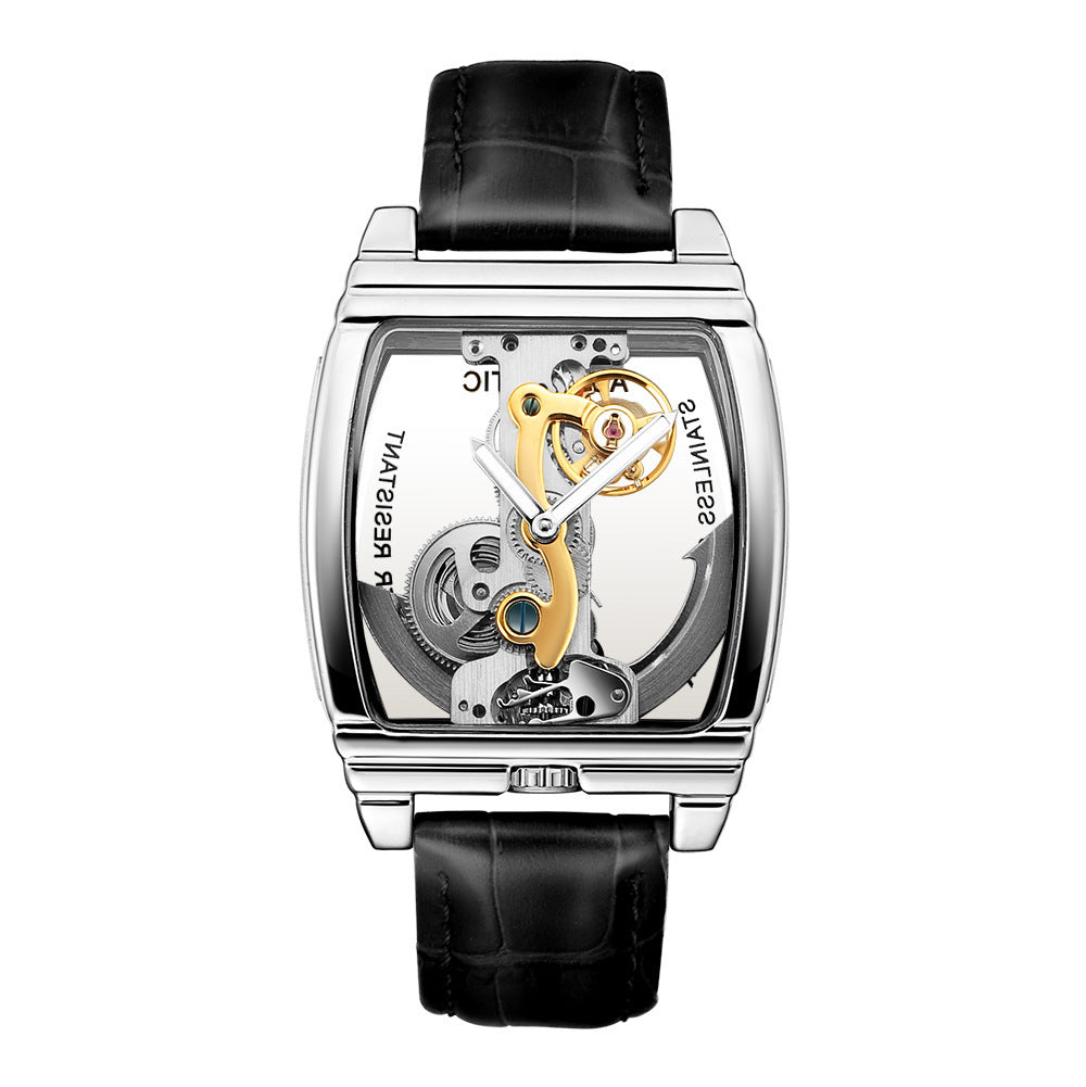 Reloj de moda para hombre con un solo puente.