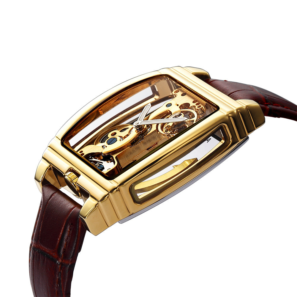 Reloj de moda para hombre con un solo puente.